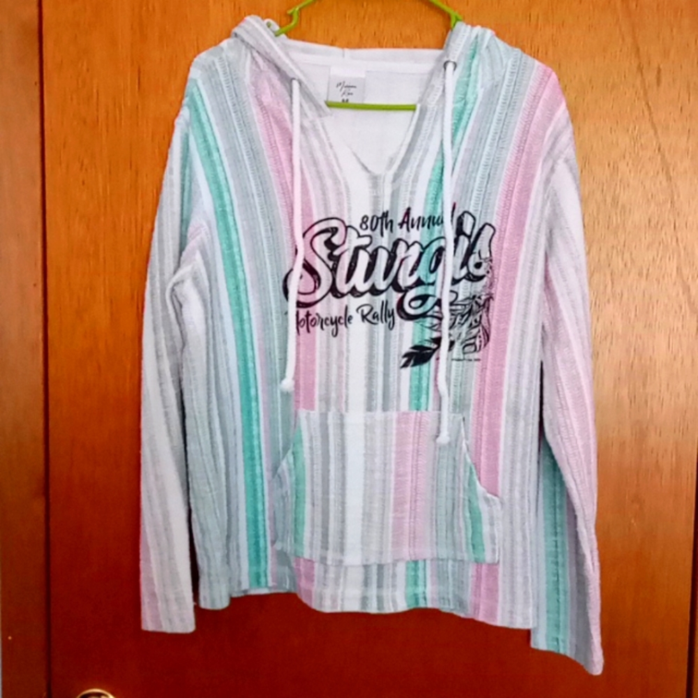5 for $25!  ladies Baja style Surgis hoodie size M